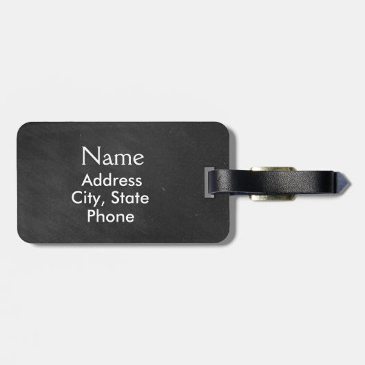 Engineer Bagagelabel (Achterkant horizontaal)