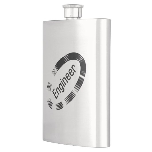 Engineer Black Oval Flacon (Links)