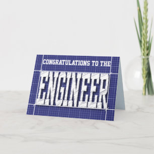 Engineer Blue Print Generieke Kaart