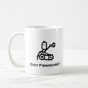 Engineer Bot heeft firmware Koffiemok