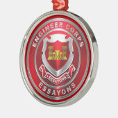 ENGINEER CORPS Christmas Metalen Ornament (Links)