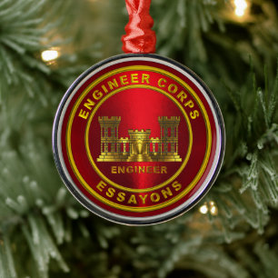 ENGINEER CORPS METALEN ORNAMENT