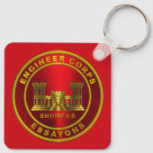 Engineer Corps Sleutelhanger (Achterkant)