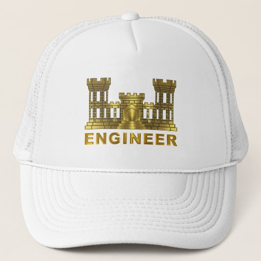 Engineer Corps Trucker Hoed Pet (Voorkant)