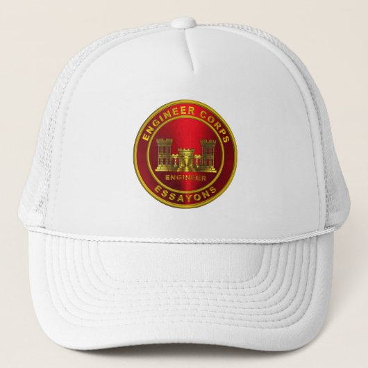 Engineer Corps Trucker Hoed Pet (Voorkant)