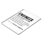 Engineer Definition Engineering Gift Notitieboek (Linkerzijde)