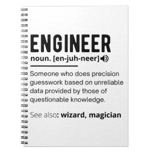 Engineer Definition Engineering Gift Notitieboek