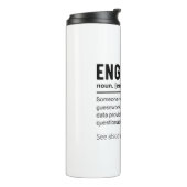 Engineer Definition Engineering Gift Thermosbeker (Gedraaid links)