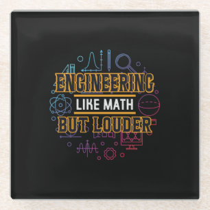 Engineer Engineering als Wiskunde Glazen Onderzetter