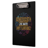 Engineer Engineering als Wiskunde Klembord (Links)