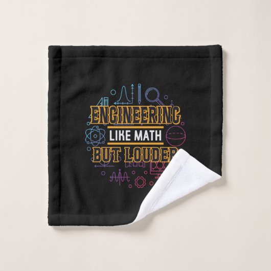 Engineer Engineering Like Math (Gant de toilette)