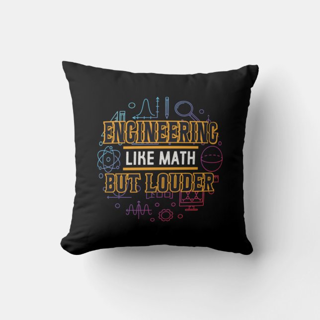 Engineer Engineering Like Math Kussen (Voorkant)