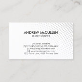 Engineer Engineering Technologie Visitekaartje (Achterkant)