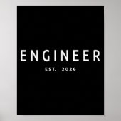 Engineer Est. 2026 Engineering Graduation Poster (Voorkant)