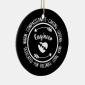 Engineer Funny Appreciings Quotes Keramisch Ornament (Rechts)