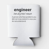 Engineer Funny Dictionary Definition Blikjeskoeler (Achterkant)