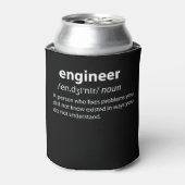 Engineer Funny Dictionary Definition Blikjeskoeler (Blikje Voorkant)
