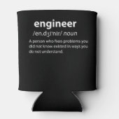 Engineer Funny Dictionary Definition Blikjeskoeler (Achterkant)