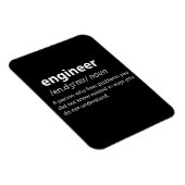 Engineer Funny Dictionary Definition Magneet (Rechterzijde)