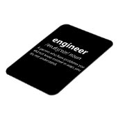 Engineer Funny Dictionary Definition Magneet (Linkerzijde)