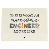 Engineer Funny Geweldige Engineer | Techniek Groot Cadeauzakje (Achterkant)