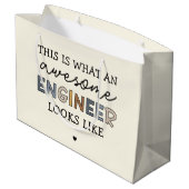 Engineer Funny Geweldige Engineer | Techniek Groot Cadeauzakje (Achterkant Gekanteld)