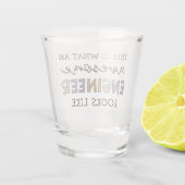 Engineer Funny Geweldige Engineer | Techniek Shot Glas (Achterkant)
