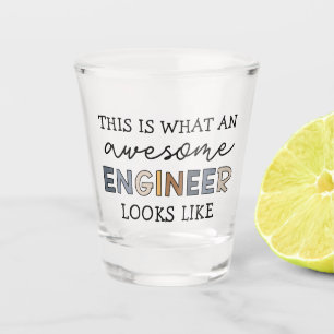 Engineer Funny Geweldige Engineer Techniek Shot Glas