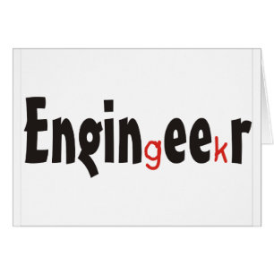 Engineer "Geek" grappige cadeaus