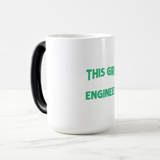 Engineer Girl Engineer Magische Mok (Voorkant links)