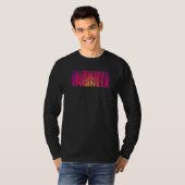 Engineer Herhaling verloopvervormd glitch T-shirt (Voorkant volledig)