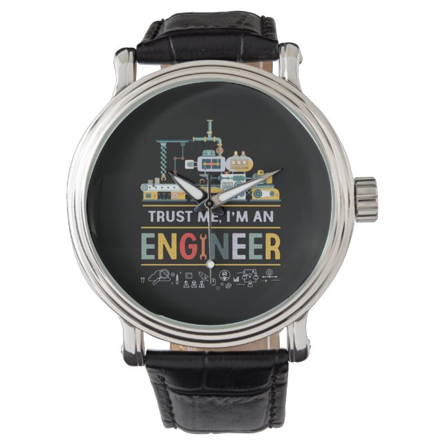Engineer I Am An Engineer Horloge (Voorkant)