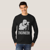 engineer joke    text  humour  engineer t-shirt (Voorkant volledig)