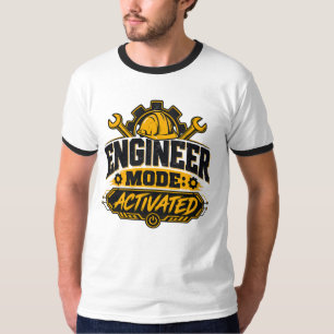 Engineer Modus Geactiveerd Technische Humor T-shirt