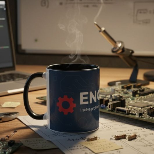 Engineer Mug - ENGINEER I solve problems