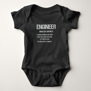 ENGINEER NOUN Funny Engineering Quottes Afstuderen Romper