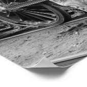 Engineer oiling locomotief, 1904. foto poster (Hoek)