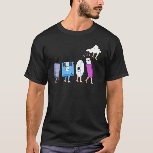 Engineer ontwikkelaar computercloudineevolutieprog t-shirt (Voorkant)