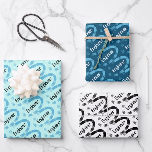 Engineer Oval Inpakpapier Vel (Voorkant)