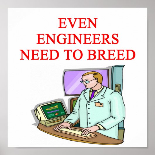 ENGINEER POSTER (Voorkant)