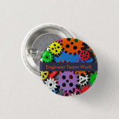 Engineer Round Button (Voorkant /achterkant)