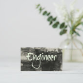 Engineer Rustic Visitekaartje (Staand voorkant)