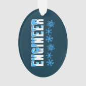 Engineer Snowflake Ornament (voorkant)