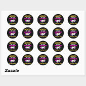 Engineer Unicorn , Magical Unicorn Engineering Ronde Sticker (Vel)