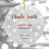 Engineering Baby Kerst Elf Keramisch Ornament