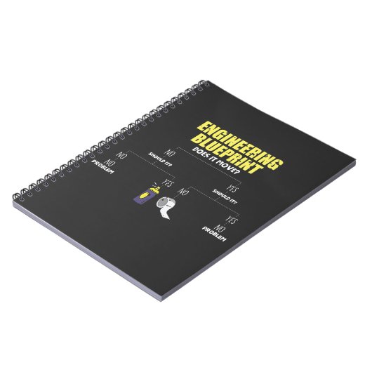 Engineering Blueprint Duct Tape Engineers Notitieboek (Linkerzijde)