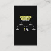 Engineering Blueprint Duct Tape Engineers Visitekaartje (Voorkant)