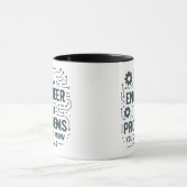 "Engineering Blueprint Mug - Conception géométriqu (Centre)