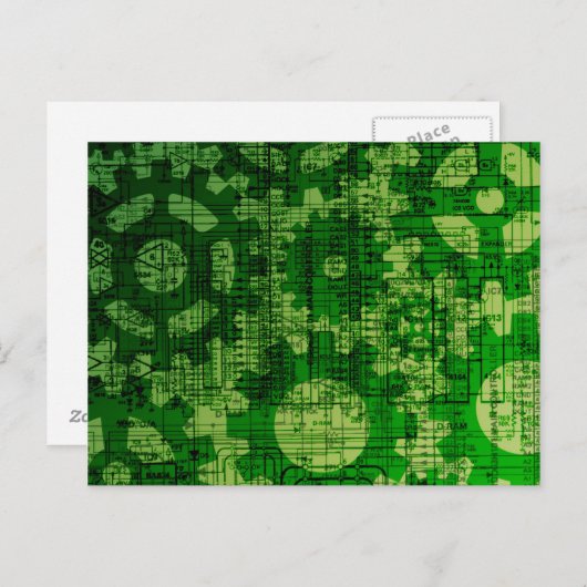 Engineering Briefkaart (Voorkant / Achterkant)