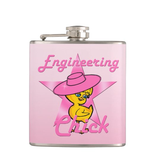 Engineering Chick #8 Heupfles (Voorkant)